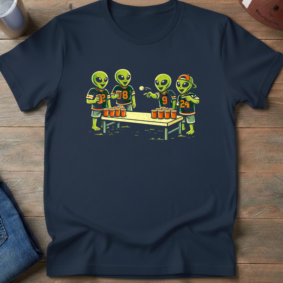 Aliens Beer Pong T-Shirt