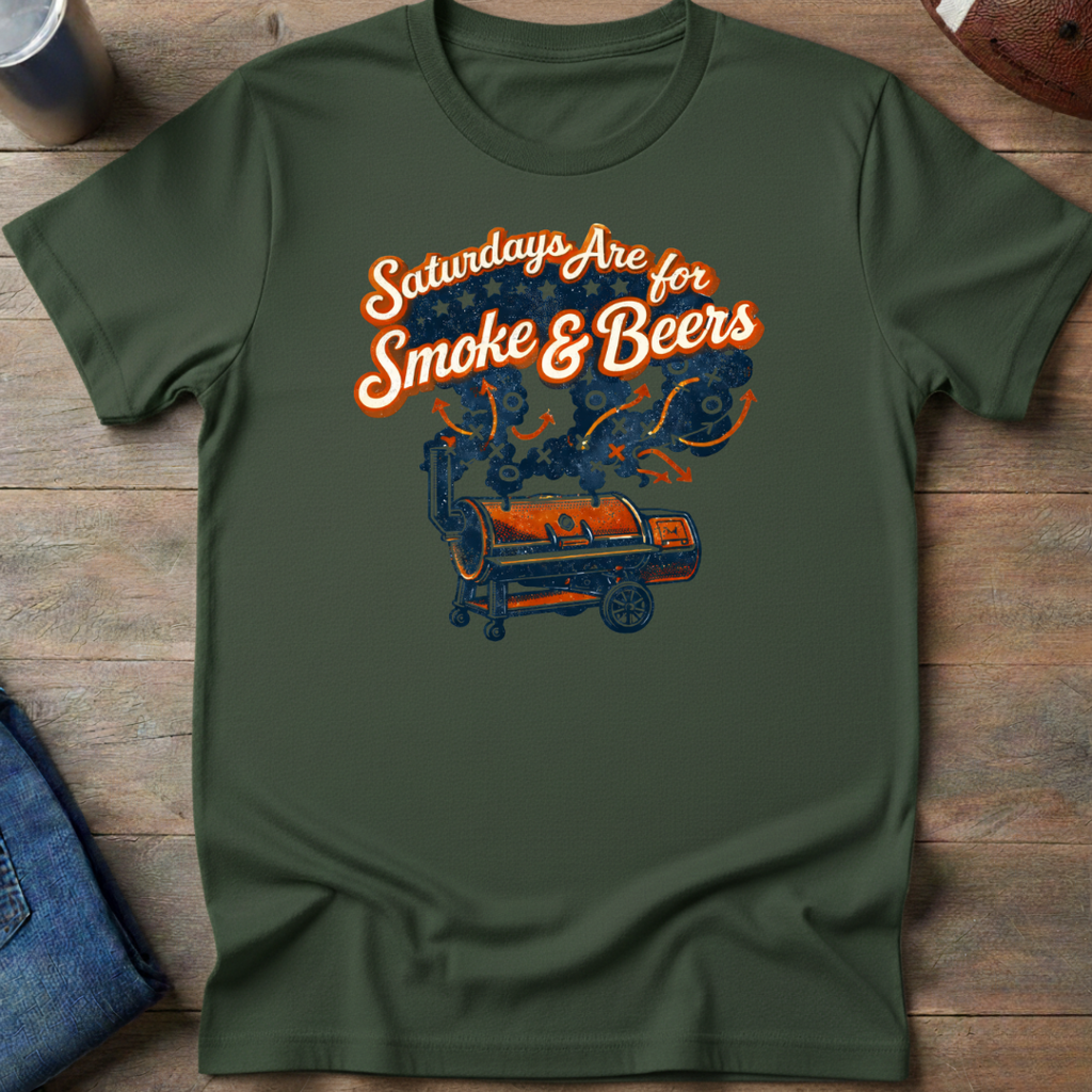Saturdays Are For Smoke & Beers T-Shirt