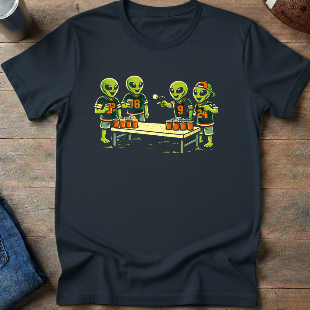 Aliens Beer Pong T-Shirt